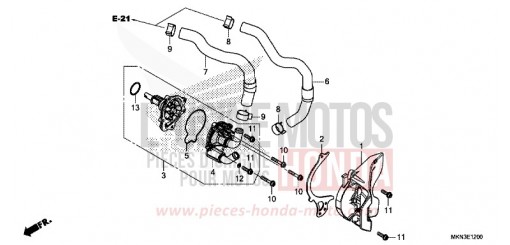 POMPA ACQUA CB650RAK di 2019